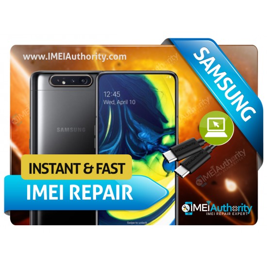 SAMSUNG GALAXY A80 A805 REMOTE BAD IMEI BLACKLISTED REPAIR FIX INSTANT